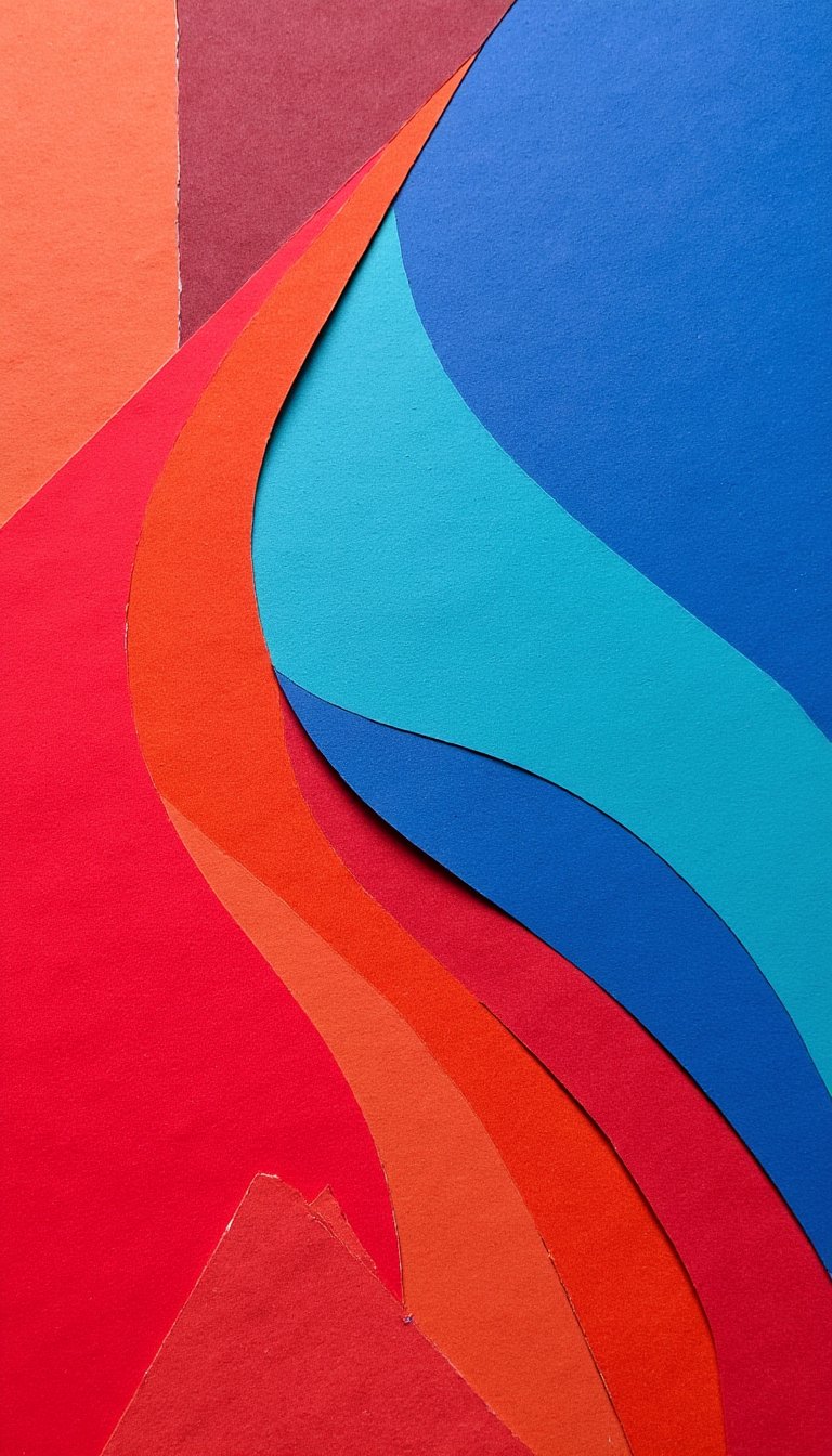 2. Magazine Color Block Abstraction