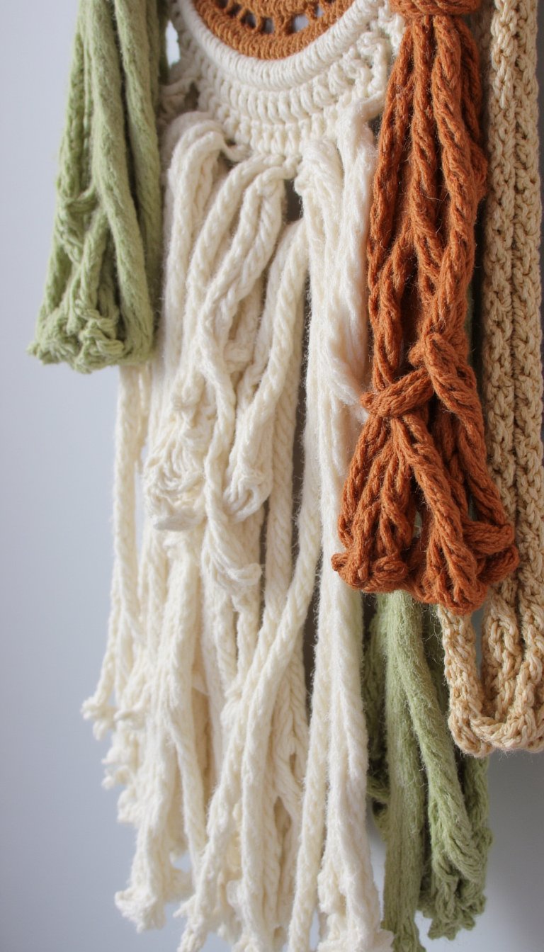10. Bohemian Tassel Wall Hanging