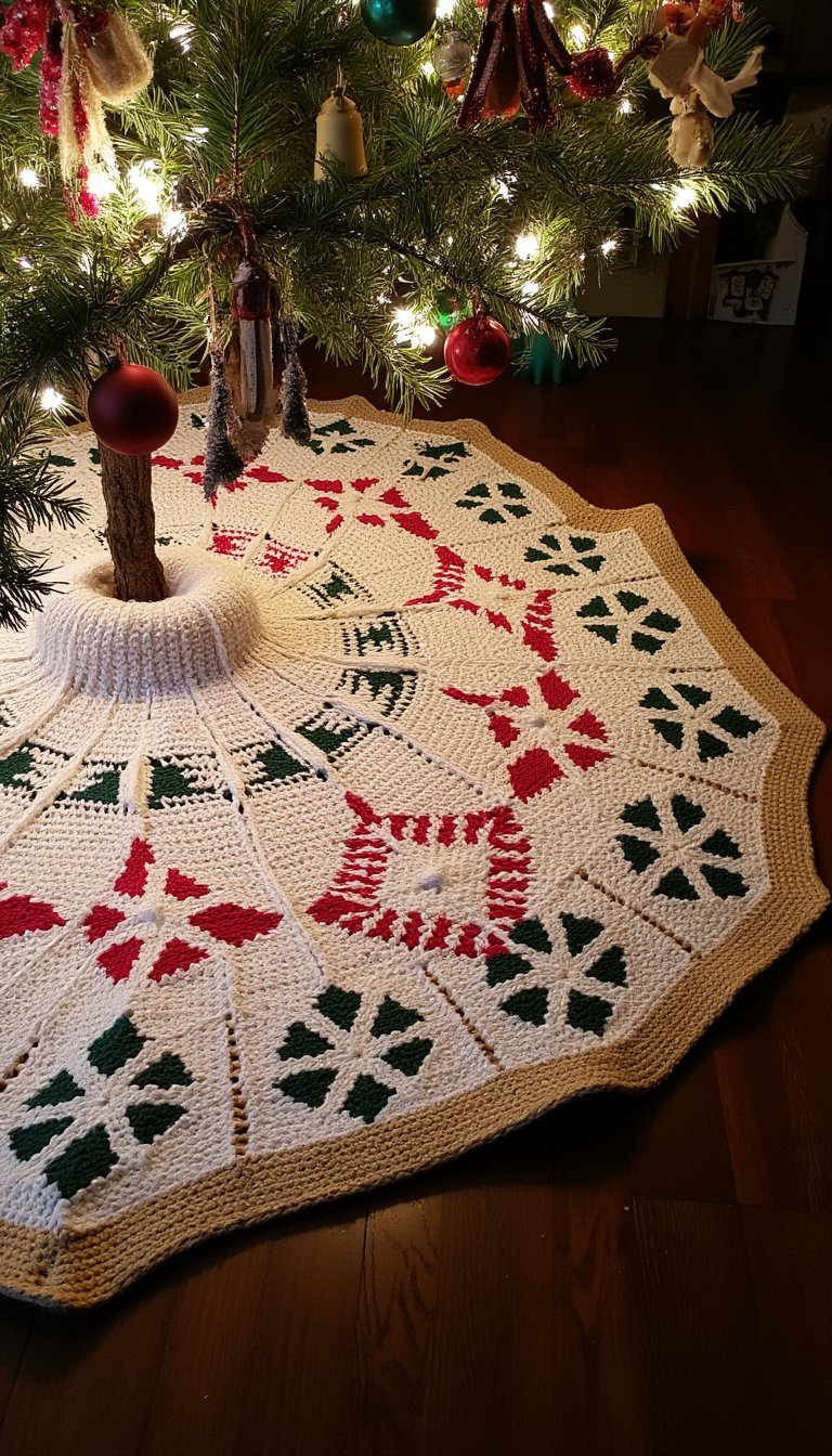 6. A Festive Tree Skirt