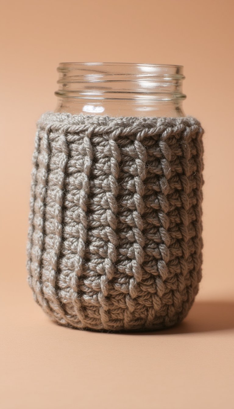 26. Mason Jar Cozy