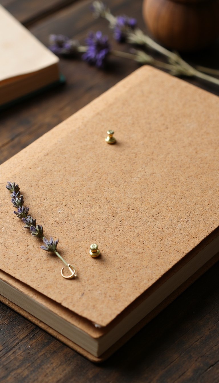 25. Cork Board Cover Journal