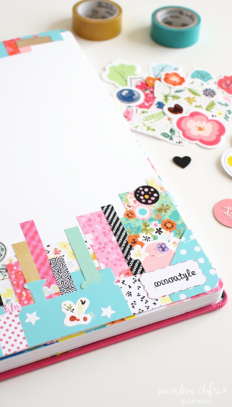 11. The Washi Tape & Sticker Border Bonanza