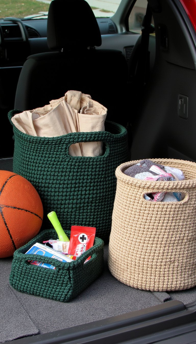 15. Trunk Organizer Baskets