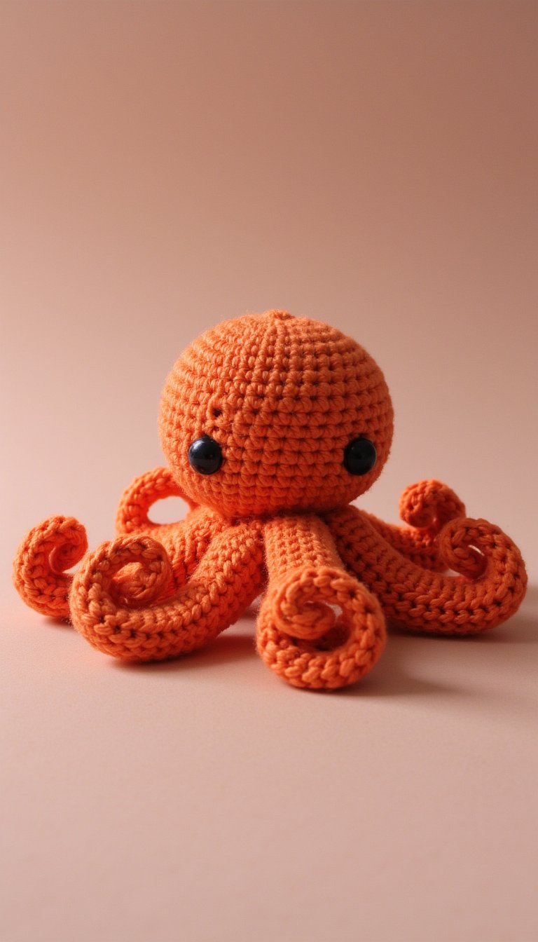 23. Octopus with Curly Tentacles