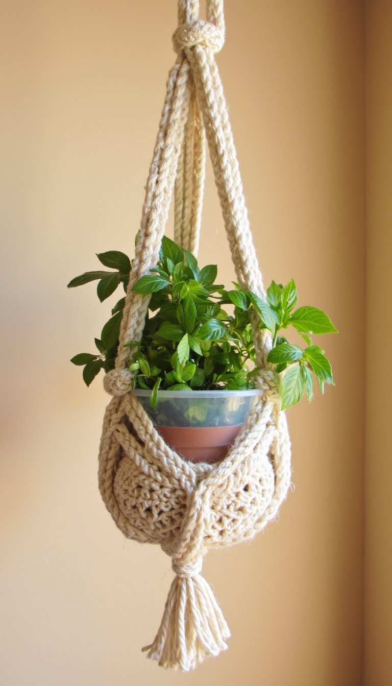 15. A Hanging Planter for Your Herbs