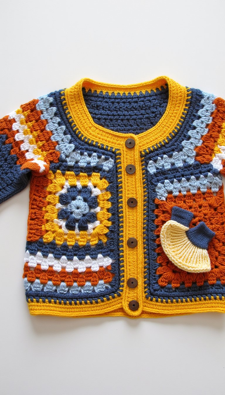 1. A Granny Square Cardigan That Doesn't Look Like Grandma's