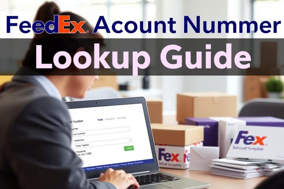 how to find 9-digit shipper or payer fedex account number