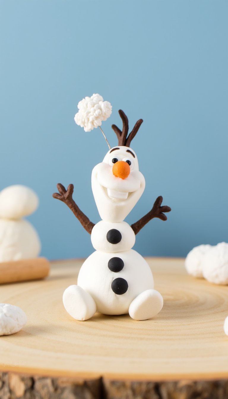 10. Olaf with a Removable Snow Cloud
