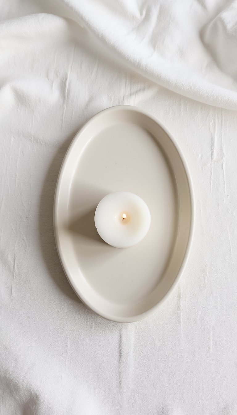 22. Scandinavian Candle Tray