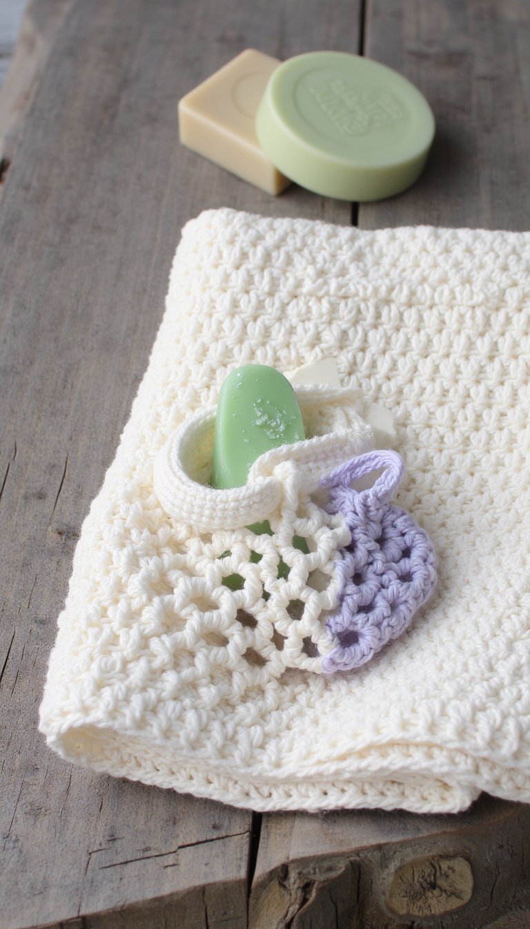 9. Washcloth & Soap Saver Sets