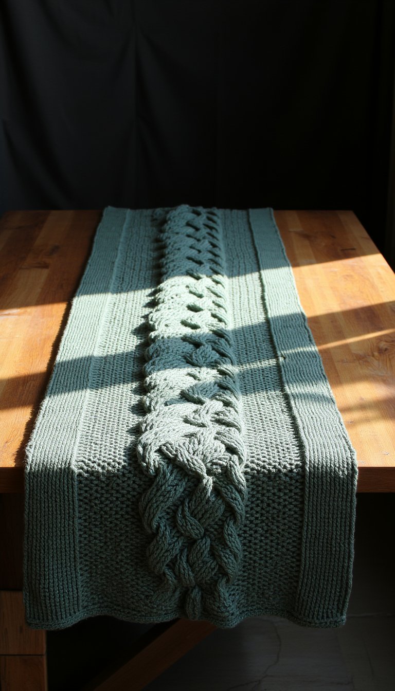 7. A Sophisticated Table Runner