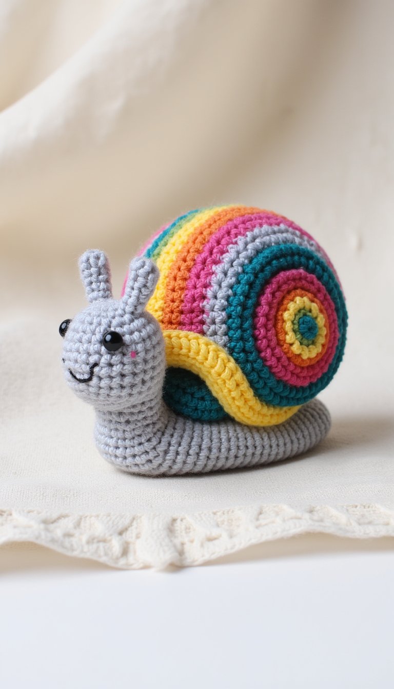 16. A Snail with a Colorful Shell
