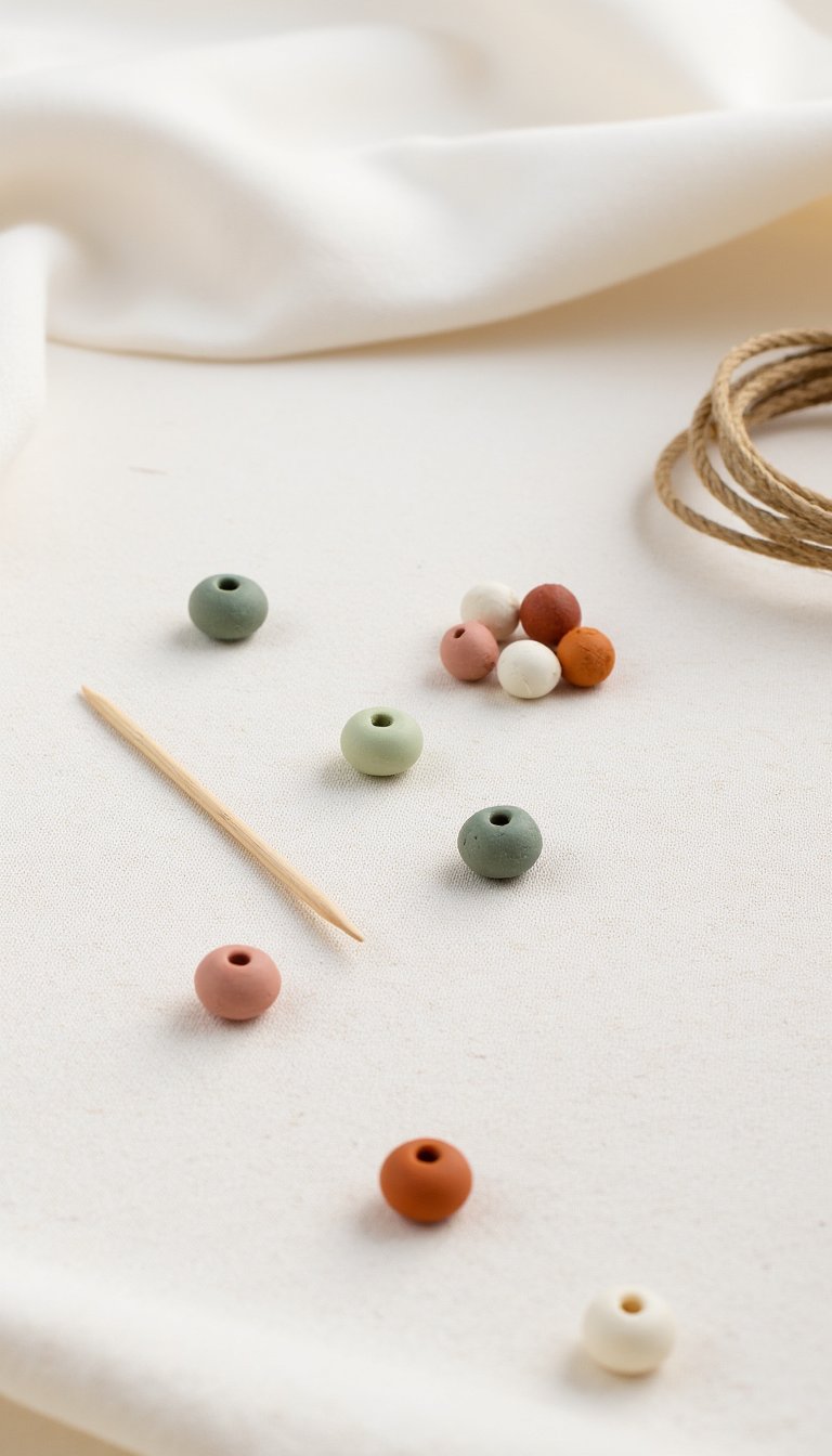 3. Delicate Clay Beads