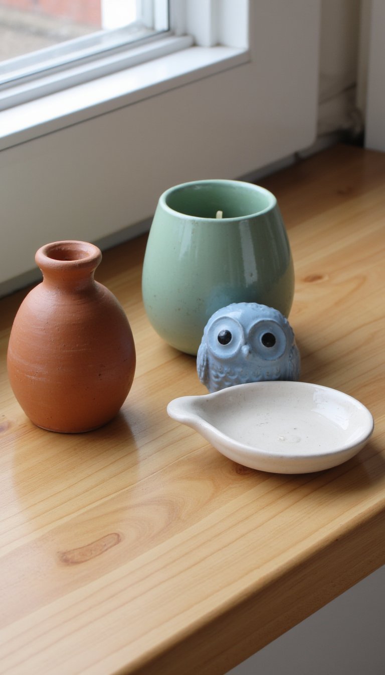 11. Whimsical Clay Figurines