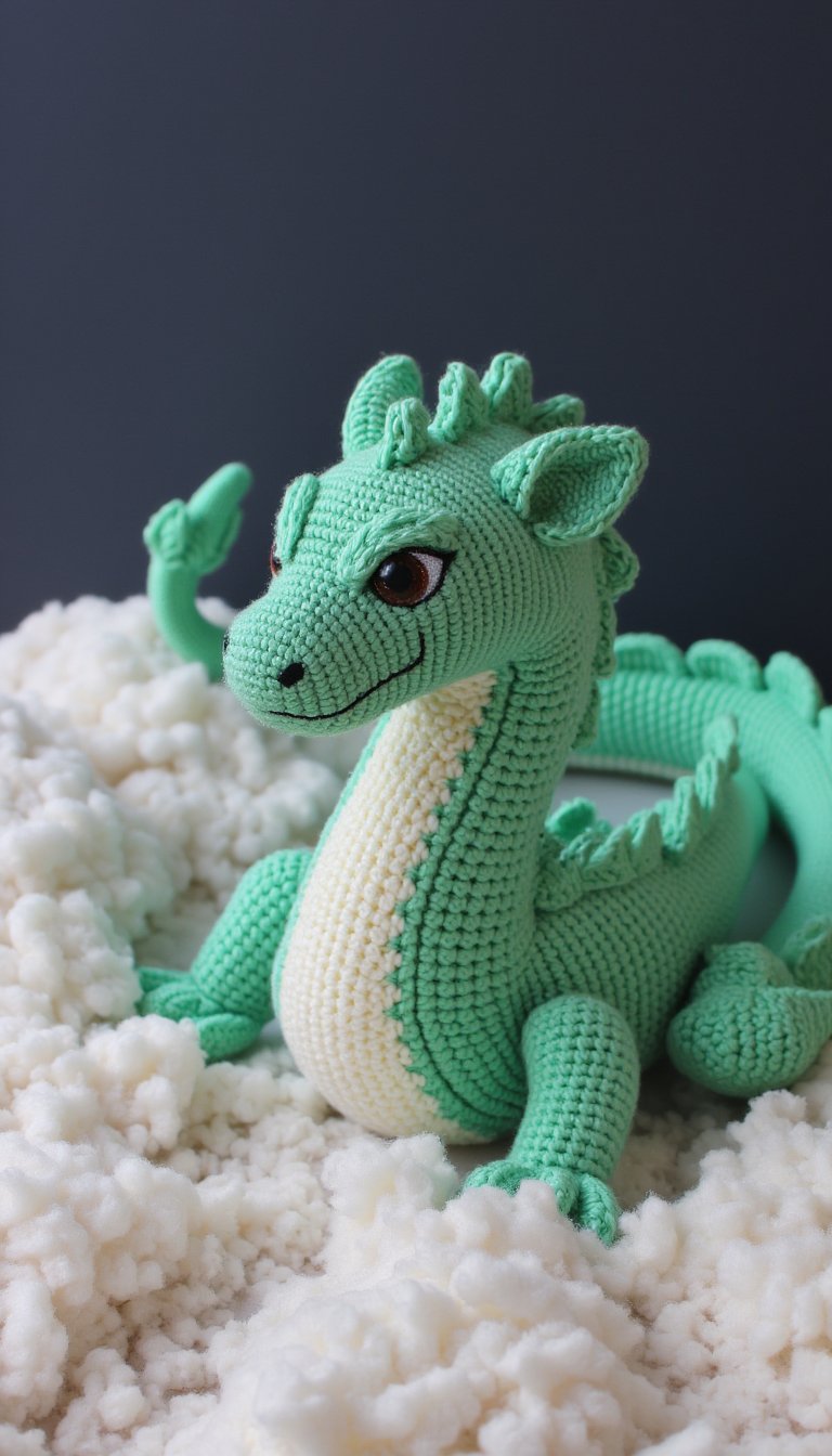 17. Haku Dragon Amigurumi