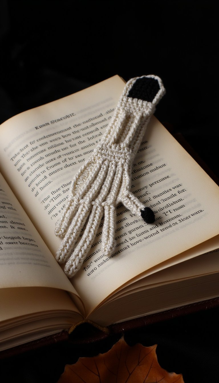 21. Skeleton Hand Bookmark