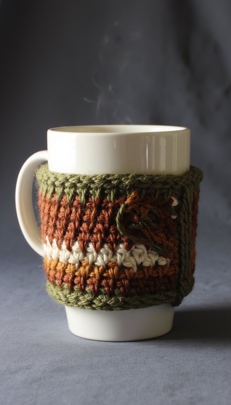 8. A Personalized Coffee Cup Cozy