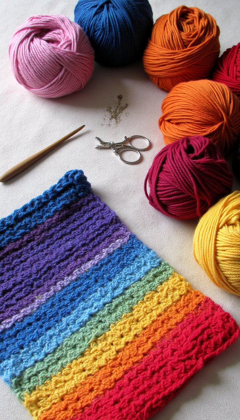 17. The Temperature Blanket (A Year-Long Journey)