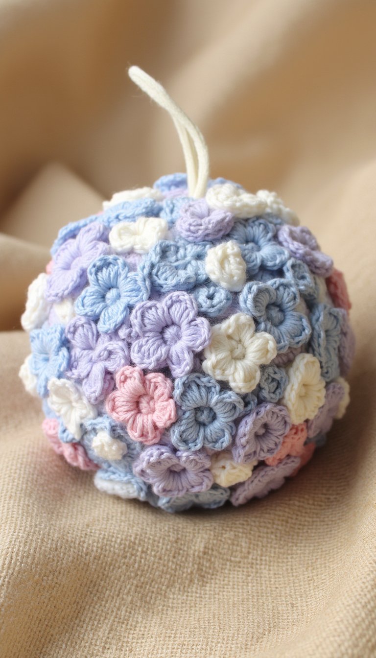 10. Pastel Hydrangea Pomander