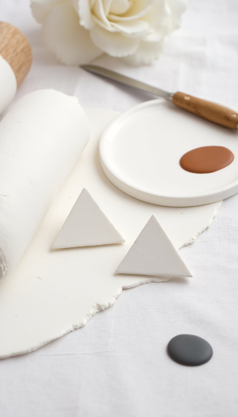3. Minimalist Geometric Earrings