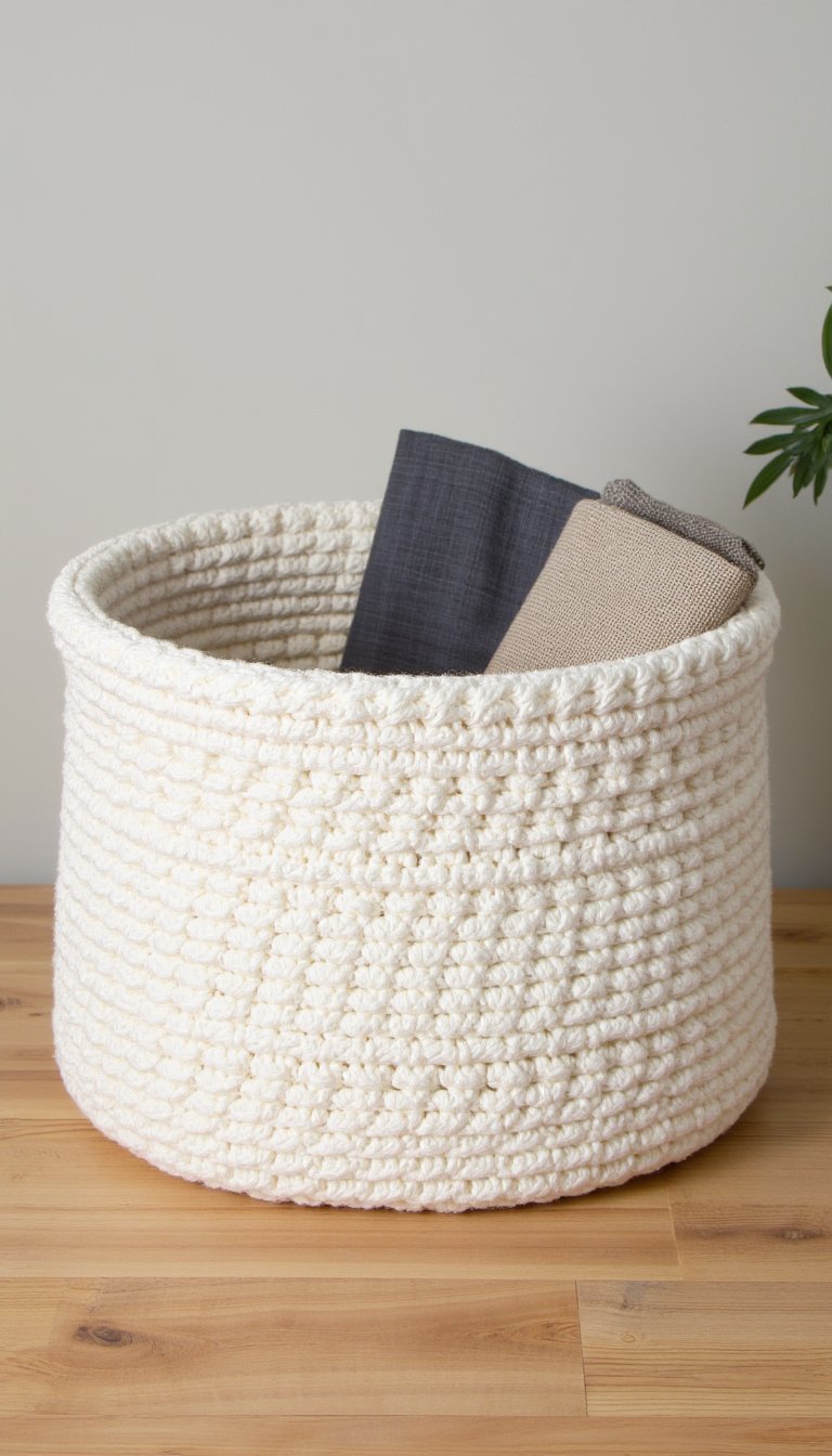 11. A Chunky Storage Basket