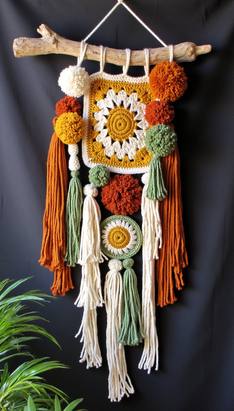 10. A Boho-Inspired Wall Hanging
