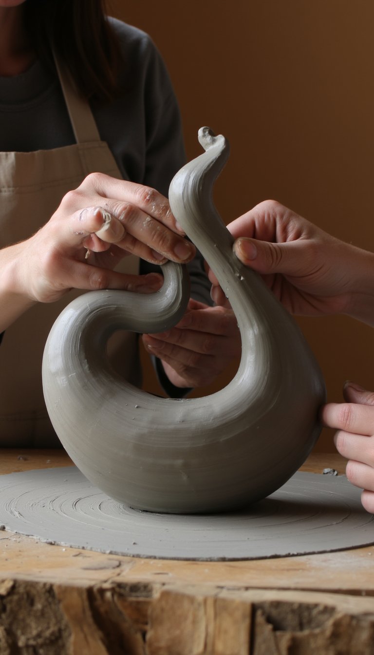 21. Express Yourselves with Abstract Sculpture