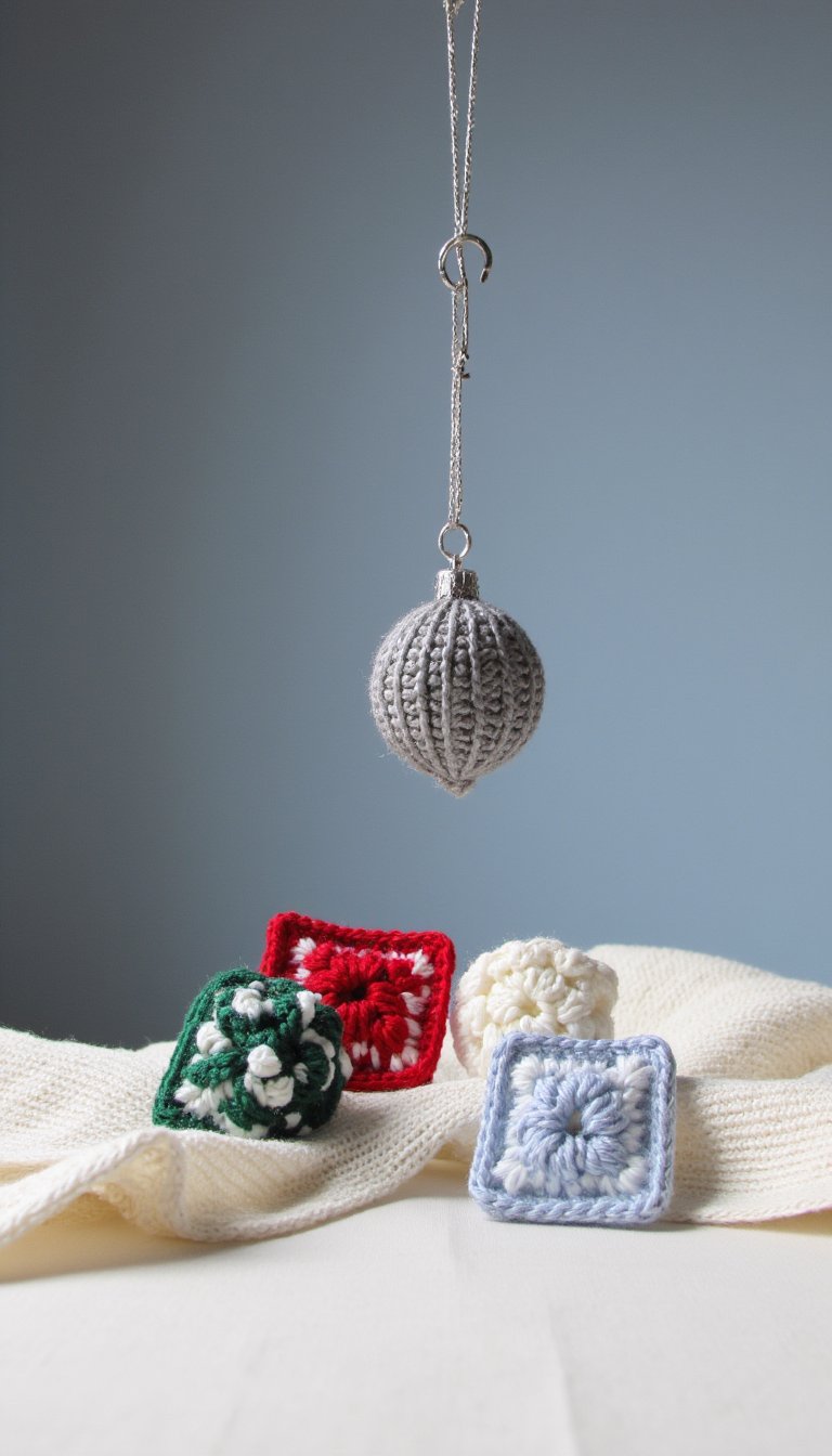 1. The Classic Granny Square Ornament