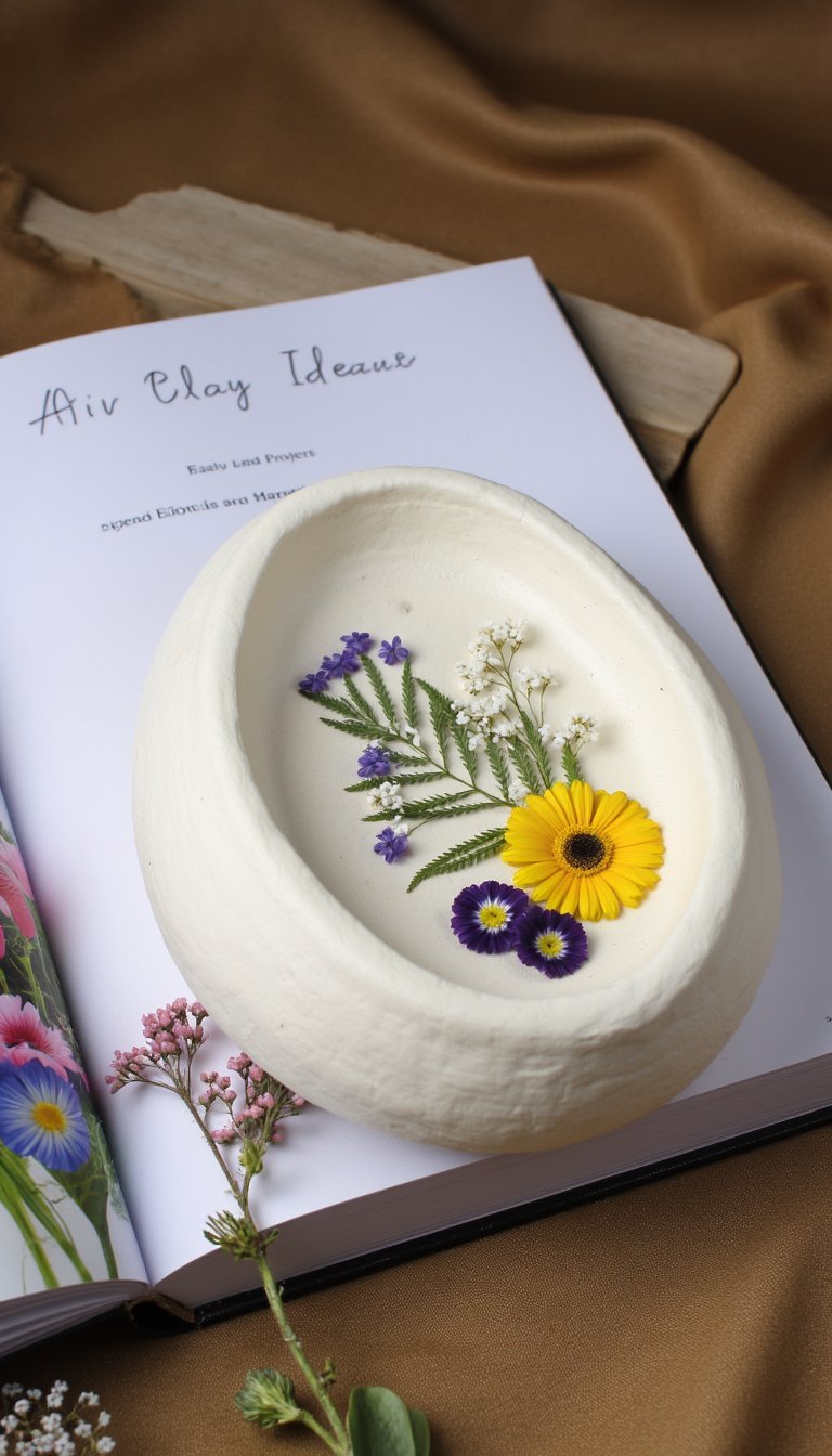 9. Pressed Flower Trinket Tray