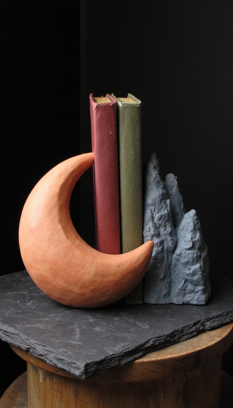 11. Sculpted Bookend Wonders