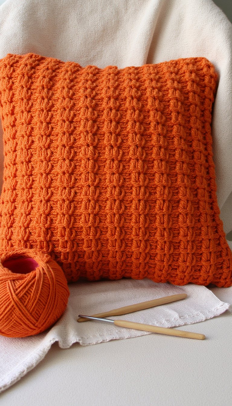 7. No-Sew Pillow Cover (Front Panel)