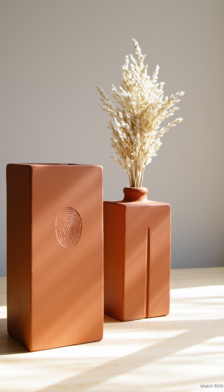 3. Miniature Bookend Vases