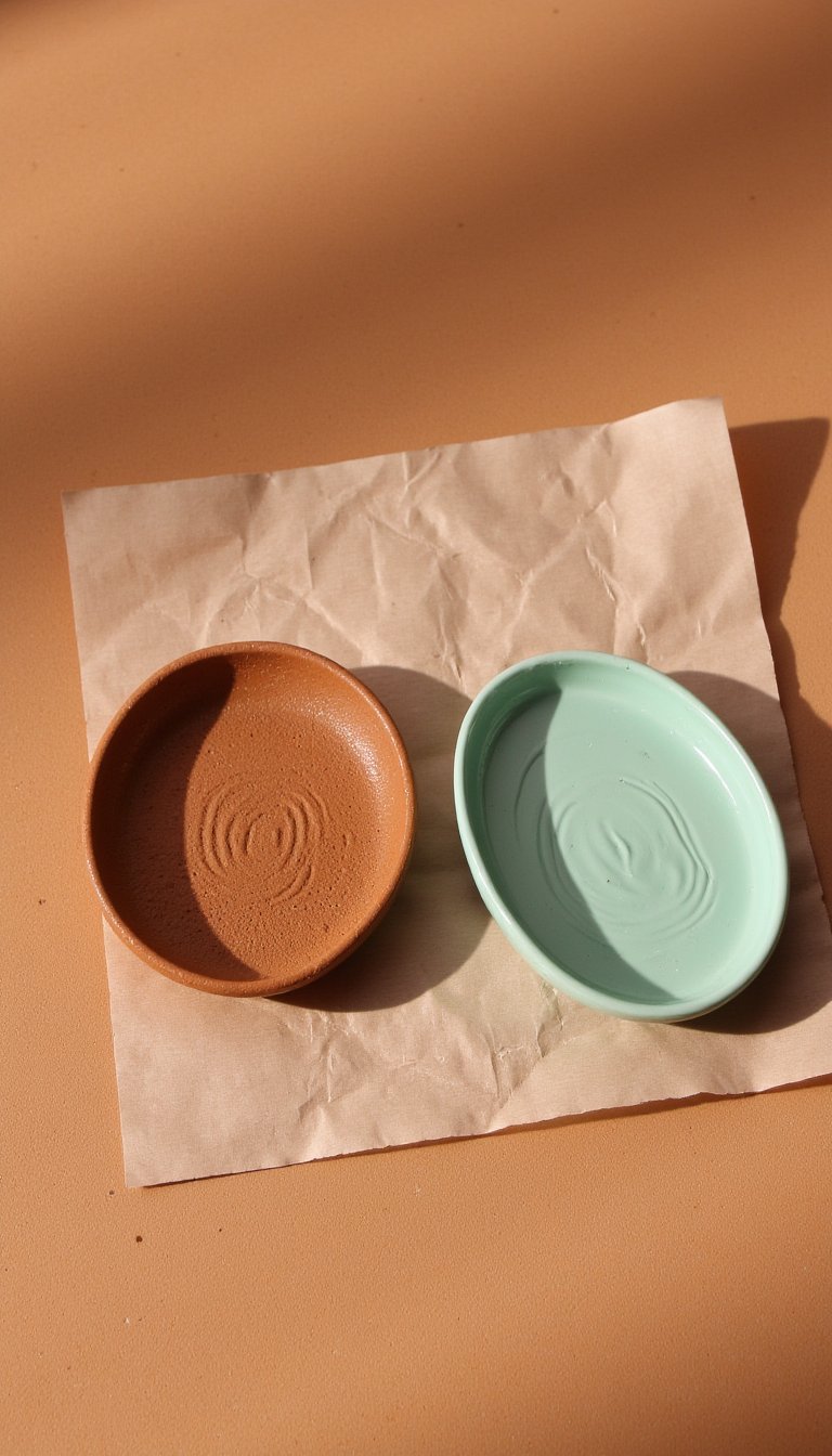 16. Simple Clay Soap Dishes