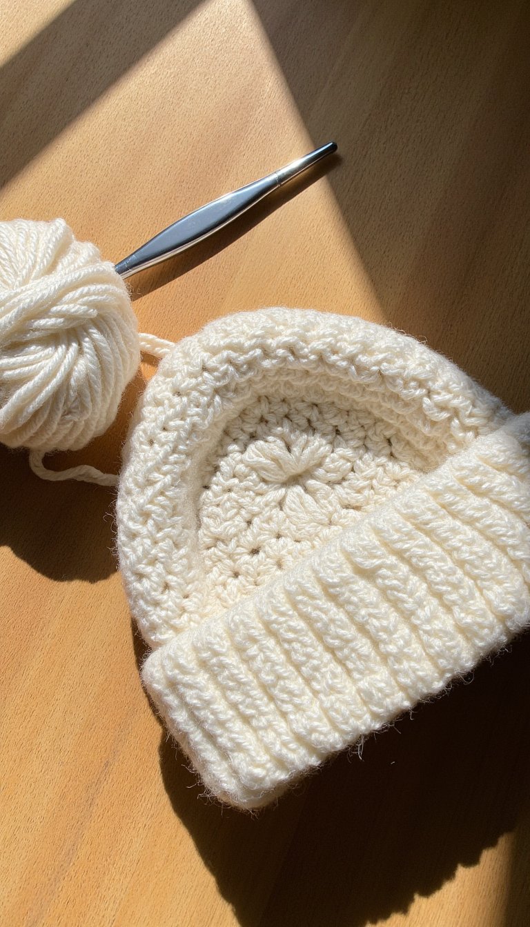 5. A Simple Beanie in the Round