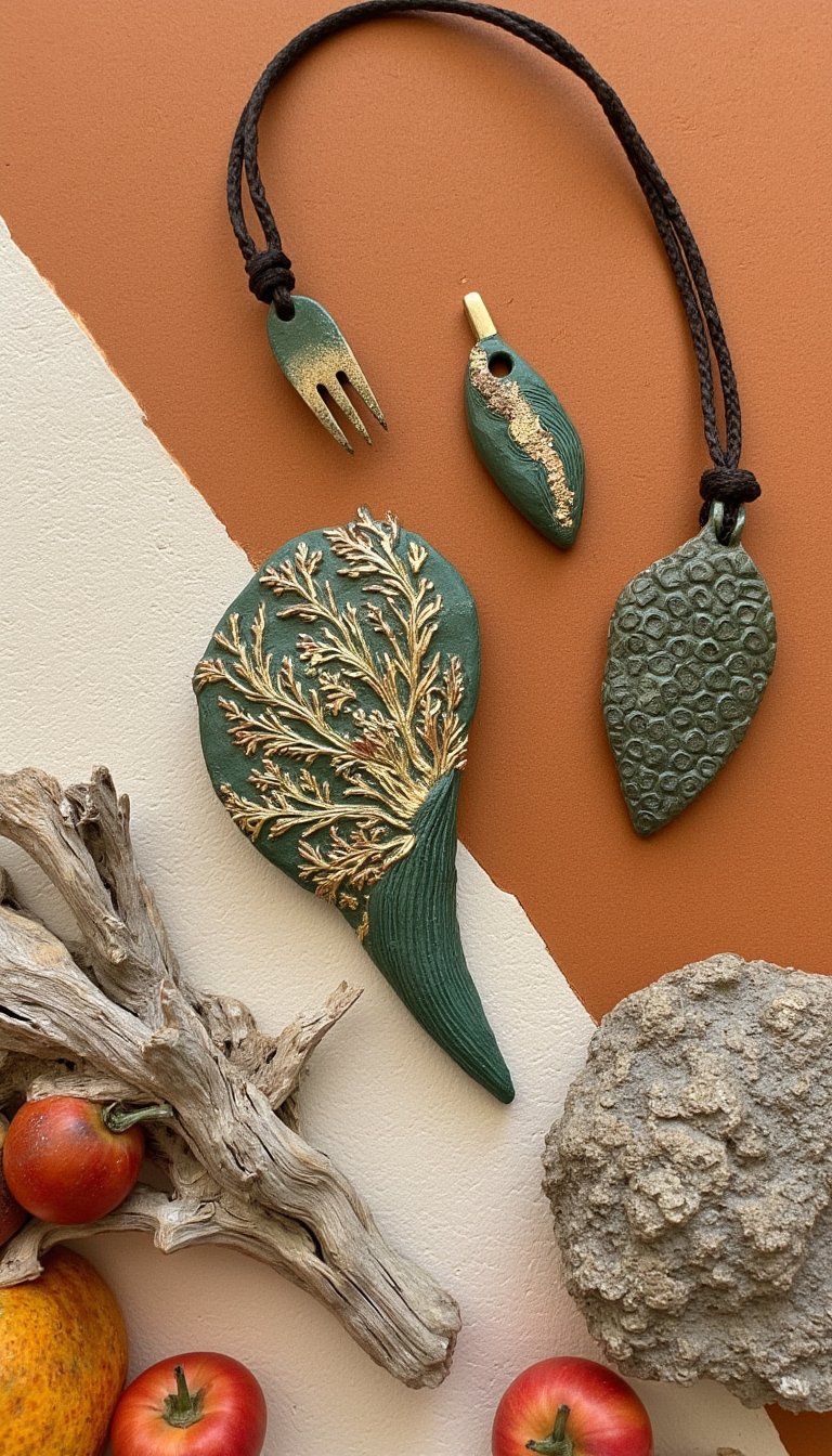 5. Textured Wall Hanging or Pendant