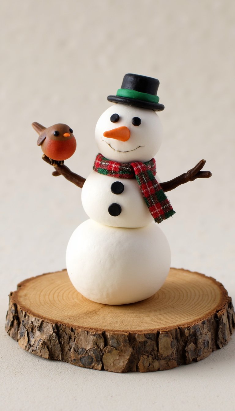 10. A Charismatic Clay Snowman