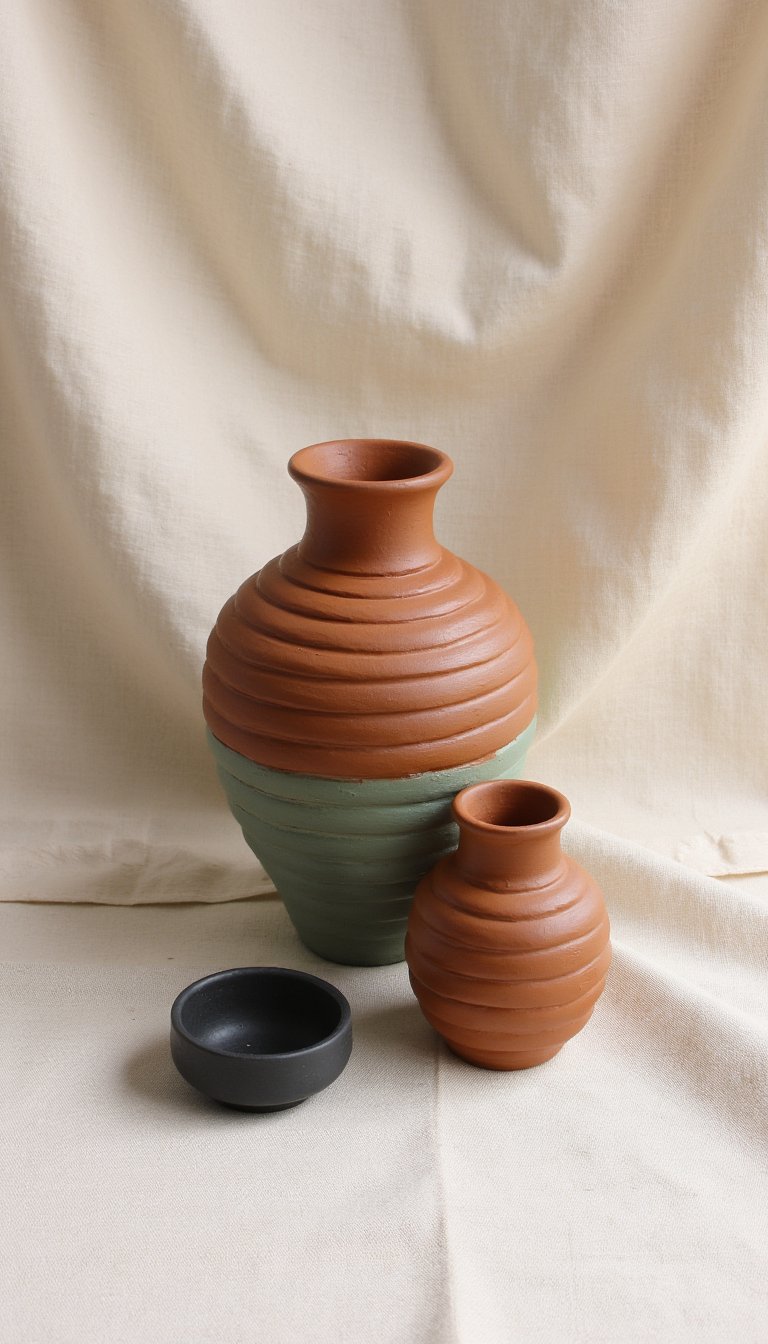 4. "Stoneware" Coiled Pottery Lookalikes
