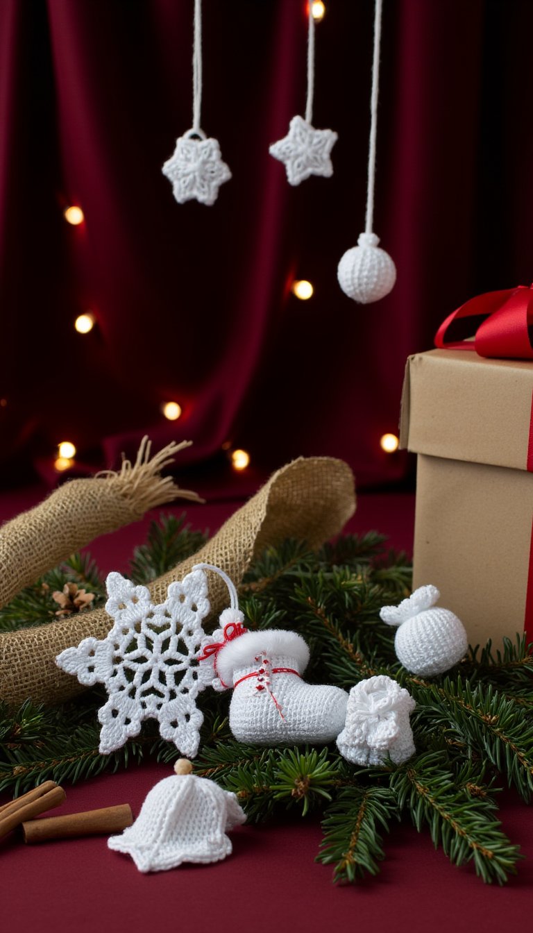 12. Mini Holiday Ornaments