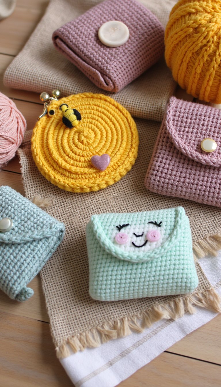 10. Cute Coin Purses & Card Wallets