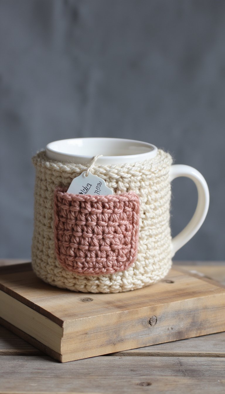 5. A Cozy Mug Cozy (With a Pocket!)