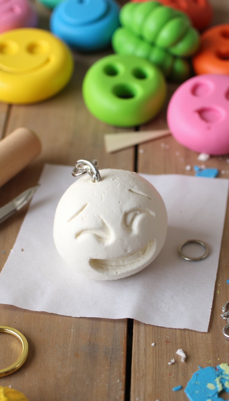 12. Emoji Keychains or Charms