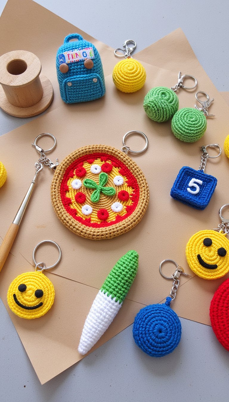 7. Personalized Keychains for the Whole Squad