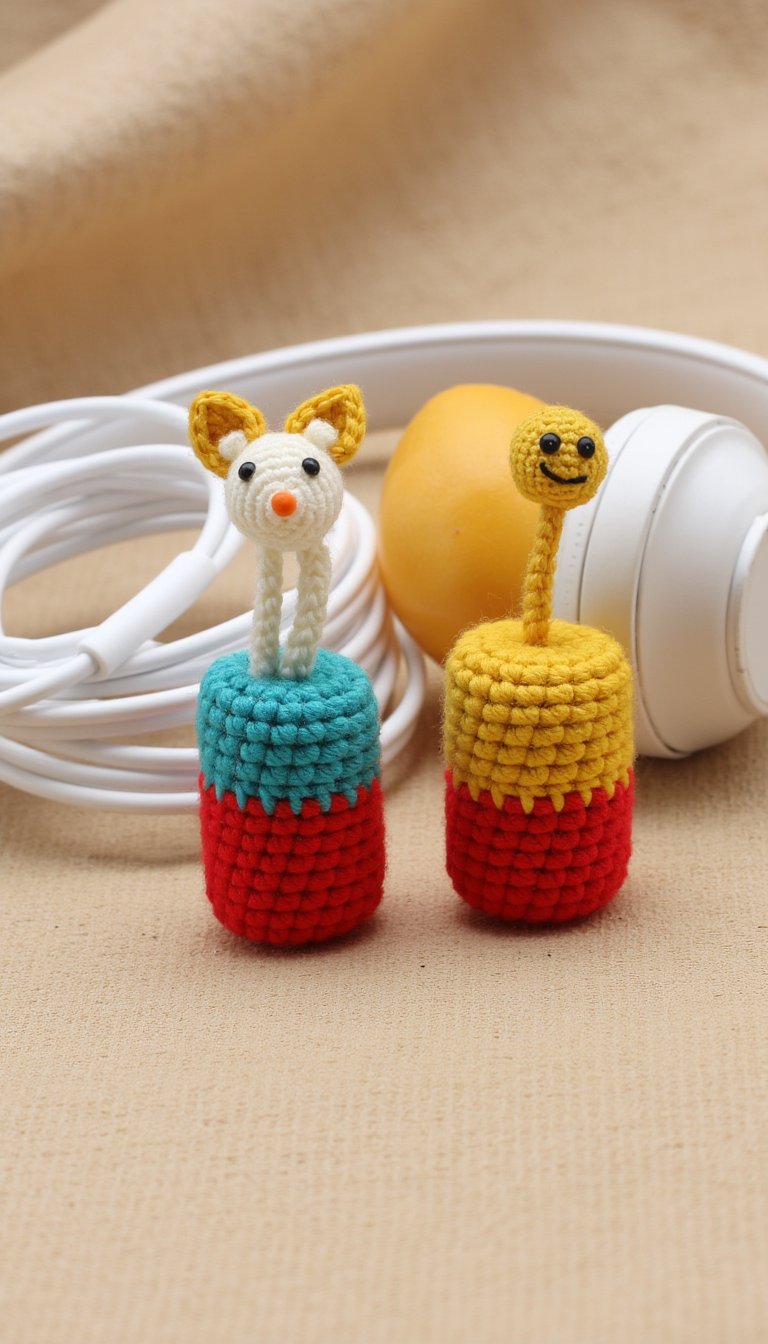 17. Headphone Cord Untanglers (A Blast from the Past)