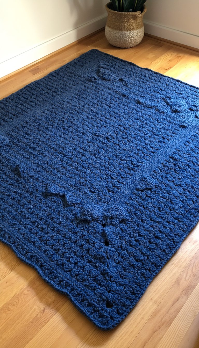 8. Plush Rug (with Bernat Blanket Yarn)