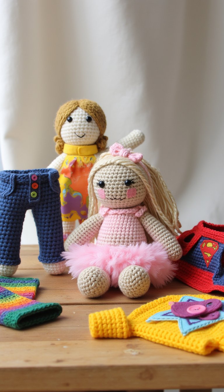 10. Customizable Dolls with Changeable Outfits