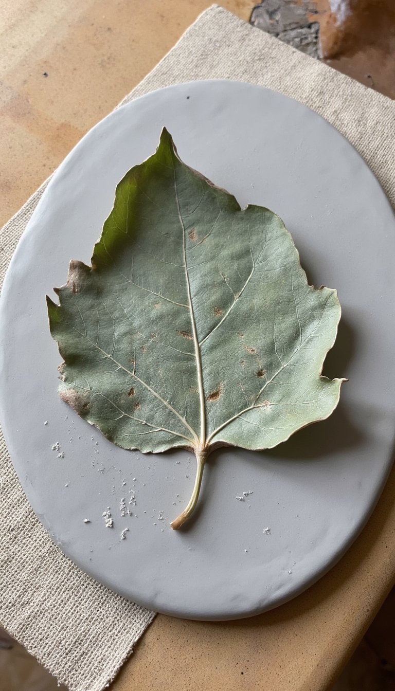 4. Textured Leaf Dish
