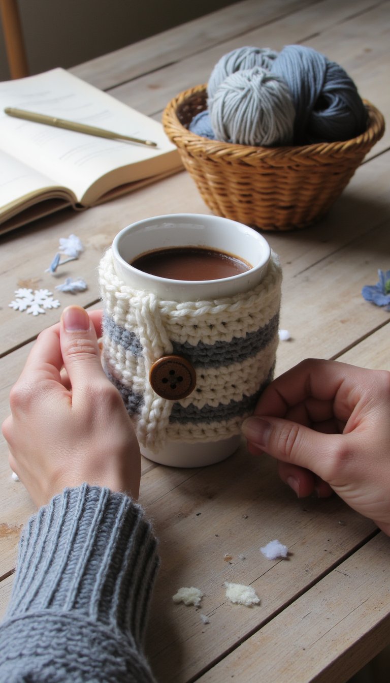10. Mug Cozy for Hot Drinks