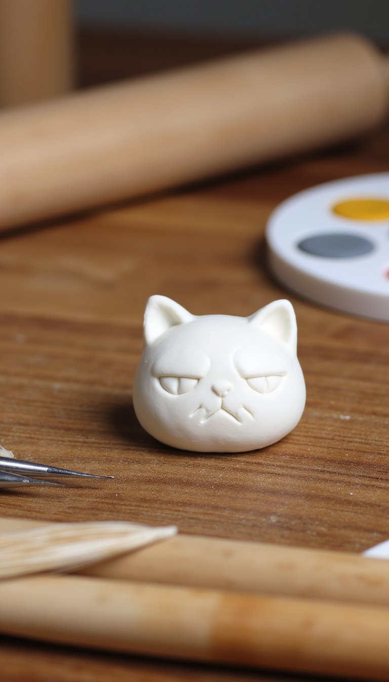 2. A Tiny, Grumpy Cat Face