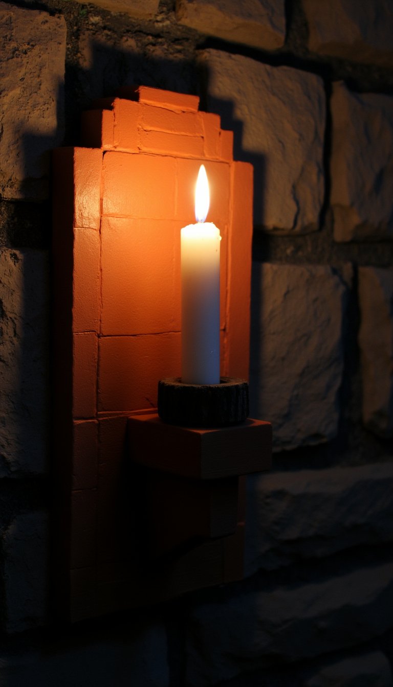 13. The Wall-Mounted Candle Sconce