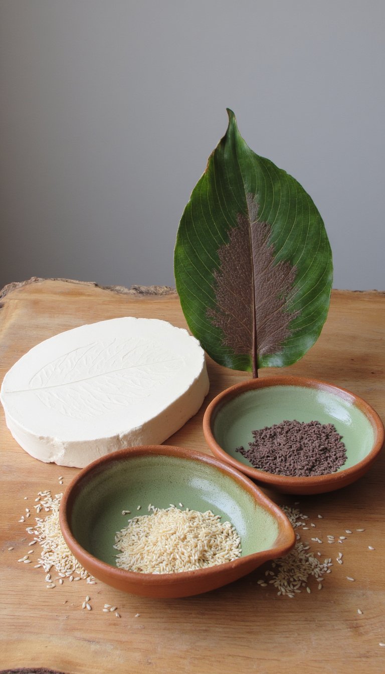 5. Press Mold Leaf Dishes